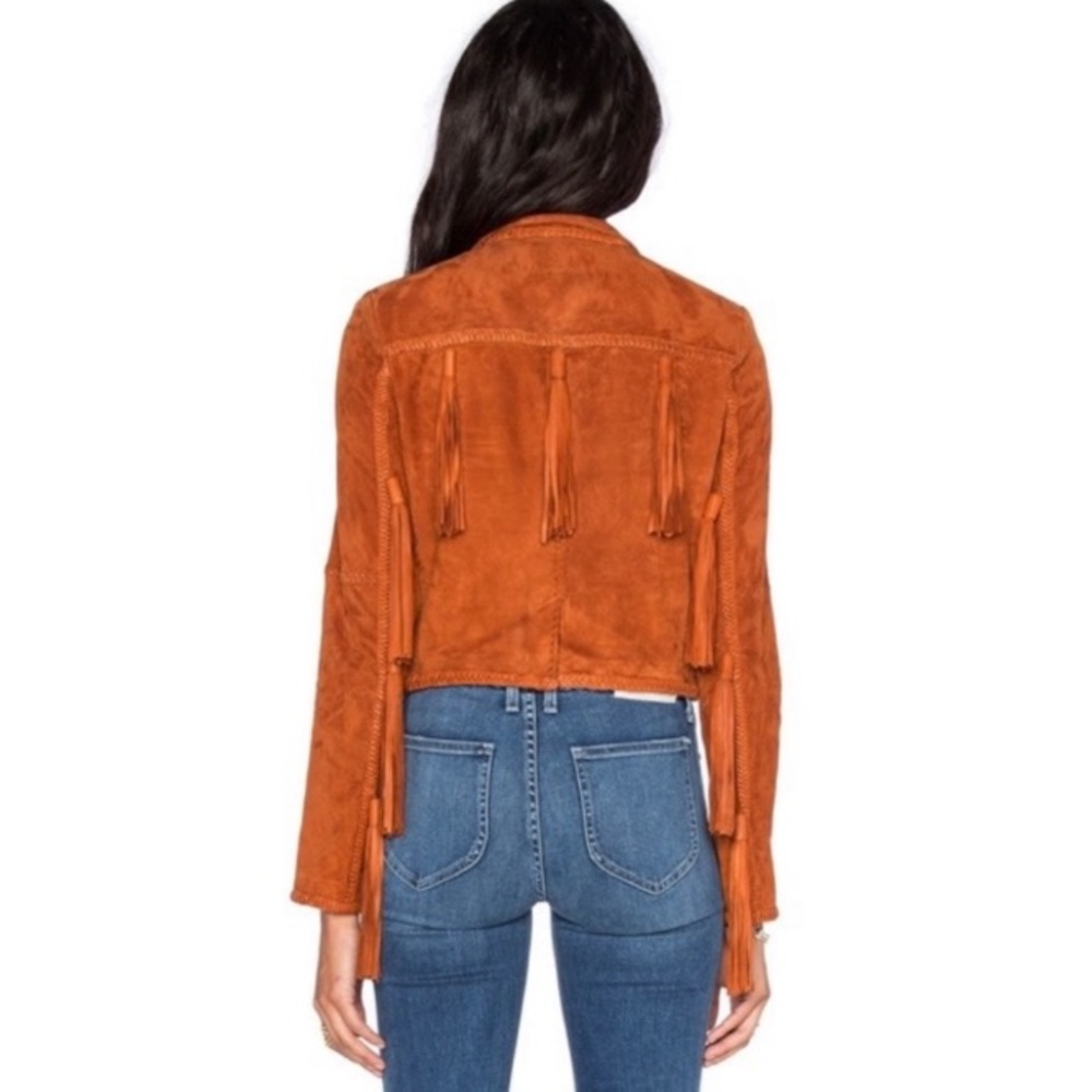 Rachel Zoe fringe suede 4 boho chic leather - Picture 13 of 15